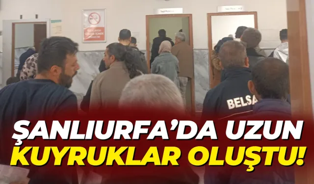 Şanlıurfa’da Uzun Kuyruklar Oluştu!