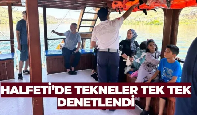Halfeti’de Jandarma Göz Açtırmıyor: Fırat Üzerindeki Tekneler Mercek Altında