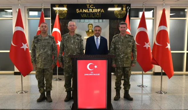 2. Ordu Komutanı Korgeneral Zorlu Topaloğlu’ndan Şanlıurfa Valisi Hasan Şıldak’a Ziyaret