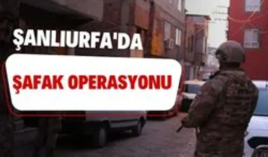 Şanlıurfa'da Şafak Operasyonu 4 Şüpheli Yakalandı