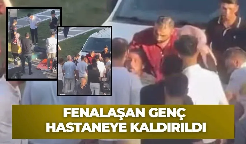 Şanlıurfa Haliliye’de Parkta Fenalaşan Genç Hastaneye Kaldırıldı